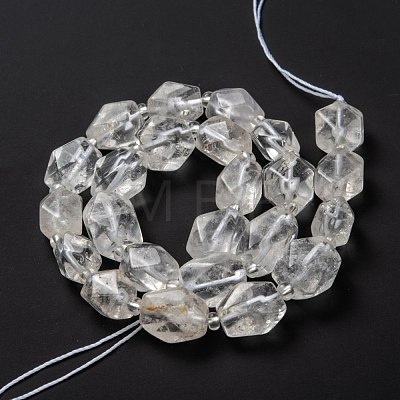 Natural Quartz Crystal Beads Strands G-C182-08-1