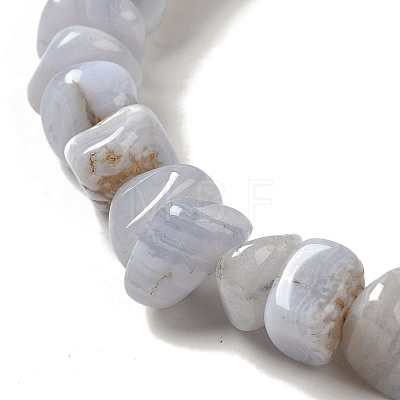 Natural Blue Lace Agate Beads Strands G-NH0017-B05-03-1