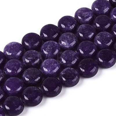 Dyed Natural White Jade Beads Strands G-T143-16A-1