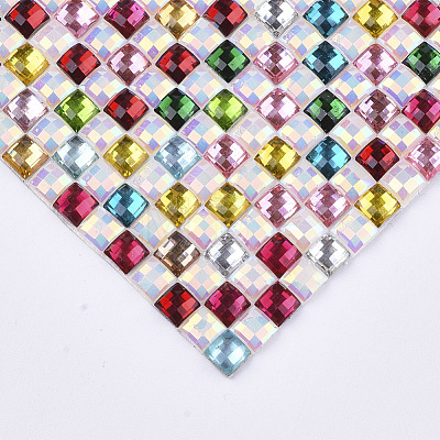 Self Adhesive Resin Rhinestone Picture Stickers RB-T012-05B-1