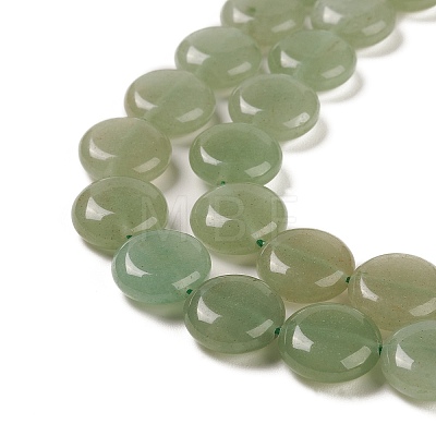 Natural Green Aventurine Beads Strands G-M403-C10-02-1