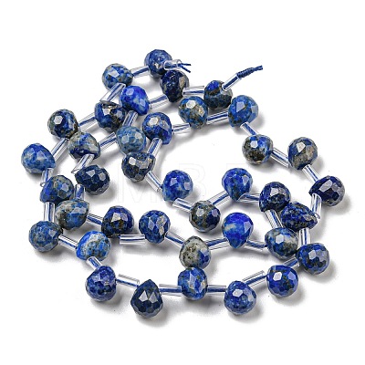 Natural Lapis Lazuli Beads Strands G-H297-B02-02-1