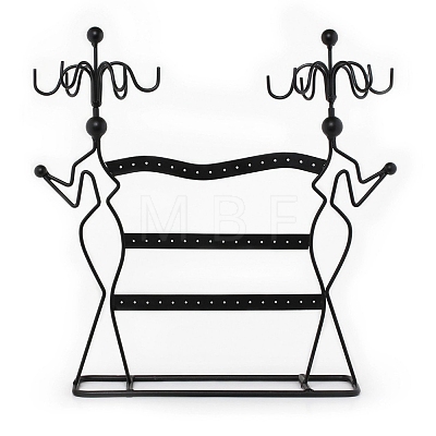 Lady Iron Earrings Storage Rack PW-WG08CDD-01-1