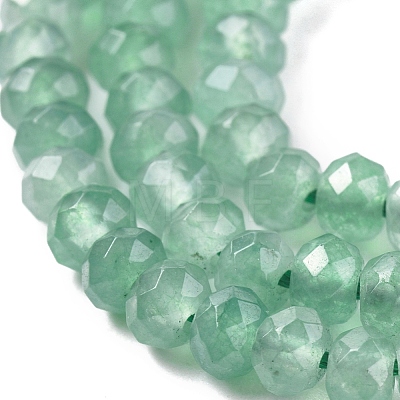 Dyed Natural Malaysia Jade Rondelle Beads Strands G-E316-2x4mm-40-1