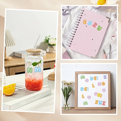 20 Sheets Vinyl Self-adhesive Picture Stickers DIY-SP0006-07-1