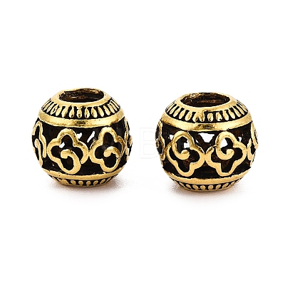 Tibetan Style Alloy European Beads FIND-Q121-17AG-1