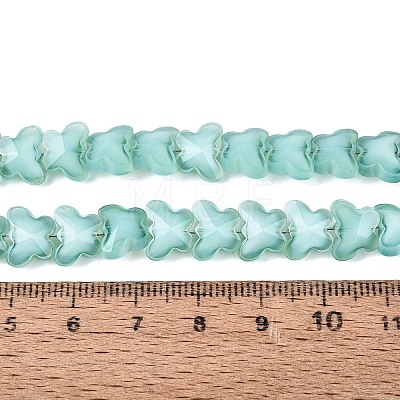 Opaque Glass Beads Strands GLAA-N073-01C-1