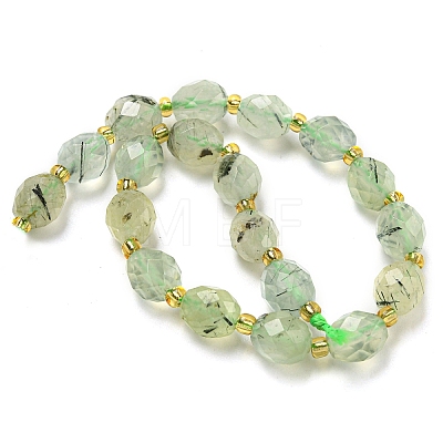 Natural Prehnite Beads Strands G-N342-58-1