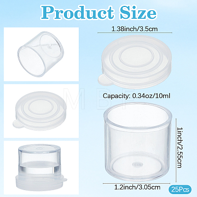 Plastic Bead Tubes CON-GF0001-23-1