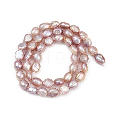 Natural Cultured Freshwater Pearl Beads Strands PEAR-P064-20H-03E-1