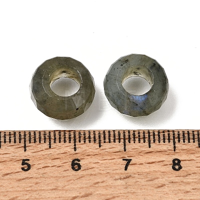 Natural Labradorite European Beads GG-NH0003-A01-1