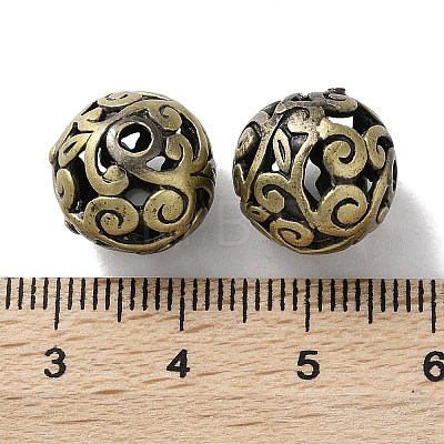 Tibetan Style Brass Beads KK-M284-54AB-1