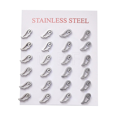 304 Stainless Steel Stud Earrings EJEW-H368-37P-1