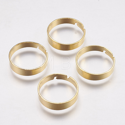 Adjustable Iron Finger Ring Settings IFIN-K036-05G-1