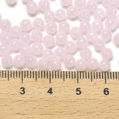 Imitation Jade Glass Seed Beads SEED-C001-02C-01-1