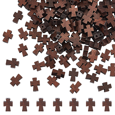 120Pcs Natural Wooden Beads WOOD-UN0001-10-1
