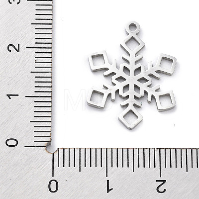 Christmas Theme Anti-Tarnish 304 Stainless Steel Pendants STAS-R003-04P-04-1