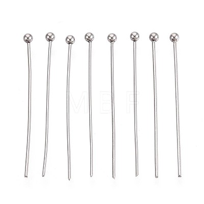 304 Stainless Steel Head Pins STAS-T065-30mm-20P-1