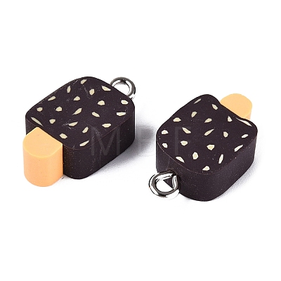 Handmade Polymer Clay Pendants CLAY-Q253-07P-1