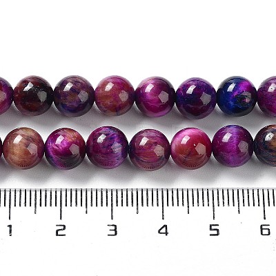 Natural Rainbow Tiger Eye Beads Strands G-NH0002-A01-B04-1