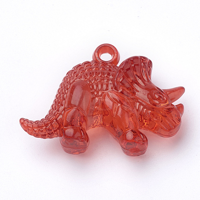 Transparent Acrylic Pendants TACR-T002-06-1