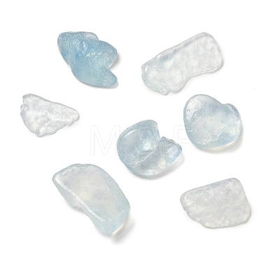 Natural Aquamarine Chip Beads G-Q193-04B-1