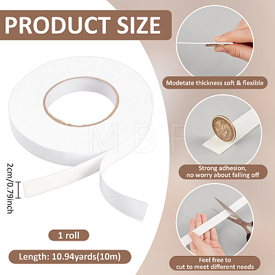 10M Felt Self Adhesive Seal Strip AJEW-WH0609-895A-01-1
