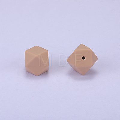 Hexagonal Silicone Focal Beads LS-SI-JX0020A-85-1