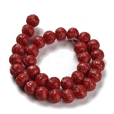 Synthetic Coral Carved Beads Strands CORA-H003-03-1