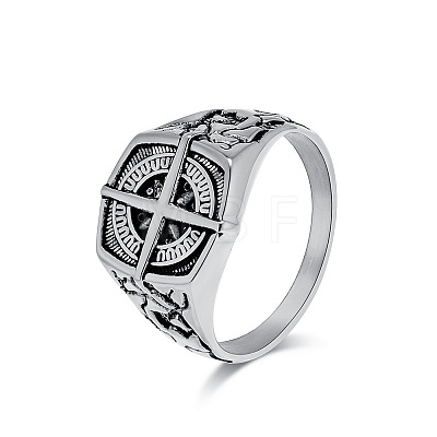 316L Surgical Stainless Steel Finger Rings for Men FS-WGFC20E-01-1