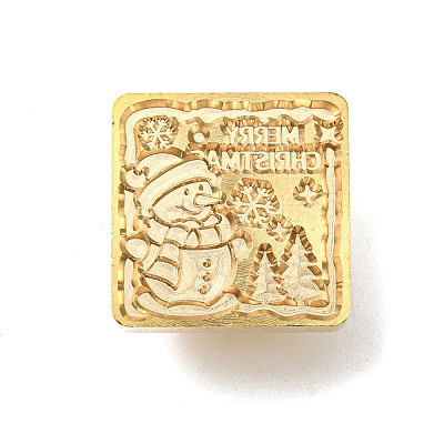 Christmas Theme Wax Seal Brass Stamp Head TOOL-R125-04A-1