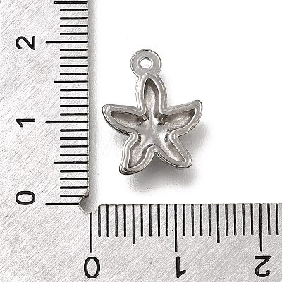 304 Stainless Steel Pendants STAS-C119-01P-1