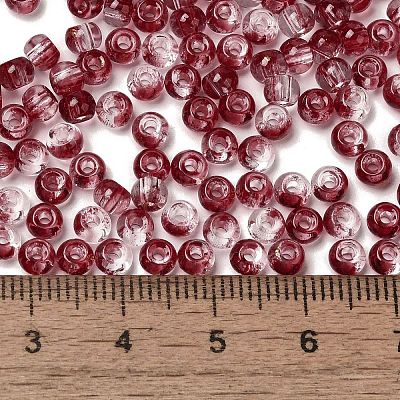 Transparent Colours Glass Round Beads SEED-F006-05A-04-1