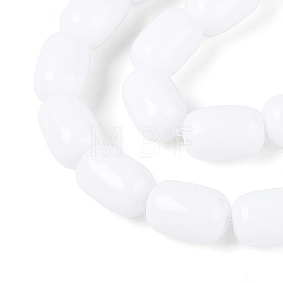 Opaque Glass Beads Strands GLAA-T028-14P-A01-1