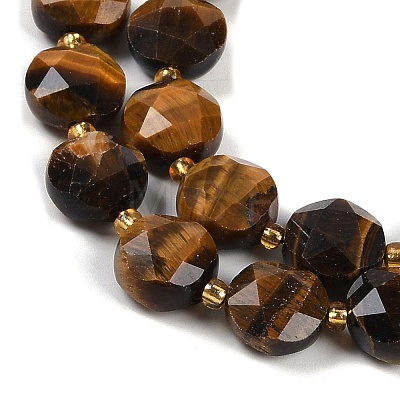 Natural Tiger Eye Beads Strands G-C116-A14-01-1