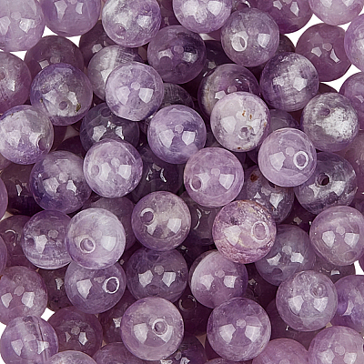 Natural Grade B Amethyst Beads G-PA0002-59B-1