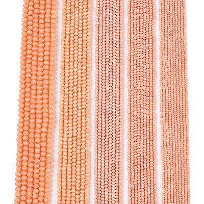 Opaque Solid Color Imitation Jade Glass Beads Strands EGLA-A044-P3mm-D33-1