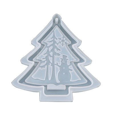 Christmas Tree Silicone Molds X-DIY-K017-16-1