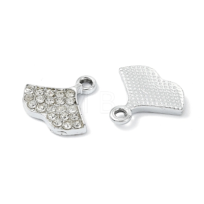 Alloy Crystal Rhinestone Pendants ALRI-T012-04B-P-1