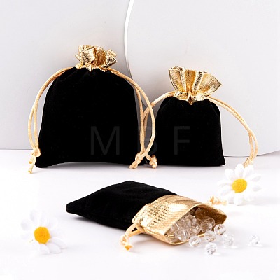 30Pcs 3 Style Rectangle Velvet Jewelry Bag TP-LS0001-03-1