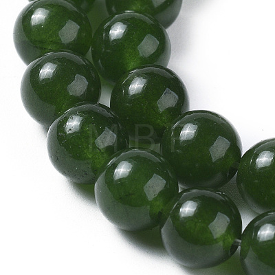 Natural White Jade Beads Strands G-G796-04D-01-1