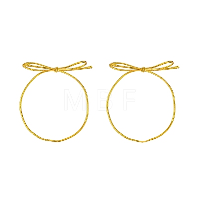 Metallic Stretch Loops with Pre-Tied Bows EC-WH0003-17A-1