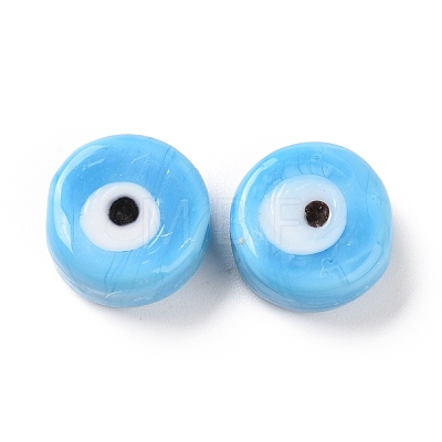 Handmade Evil Eye Lampwork Beads LAMP-E026-02-1