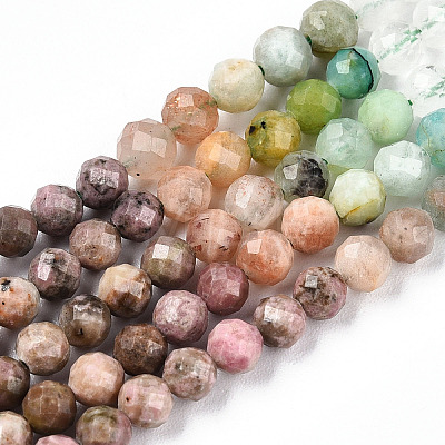 Natural Mixed Gemstone Beads Strands G-D080-A01-01-21-1