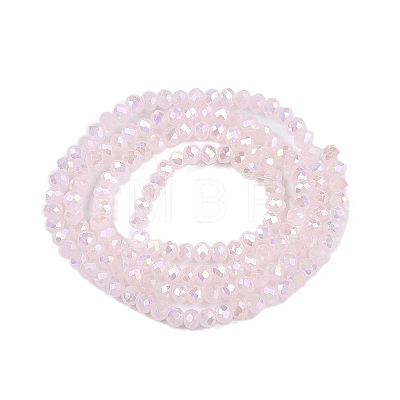 Electroplate Glass Beads Strands EGLA-A044-J1mm-B02-1