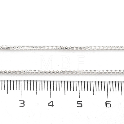 1.5mm Brass Box Chain Necklaces KK-K398-29S-1