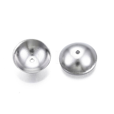 Non-Tarnish 304 Stainless Steel Bead Caps LS-STAS-S057-48C-P-1