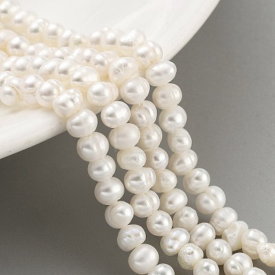 Natural Cultured Freshwater Pearl Beads Strands PEAR-C003-08A-1