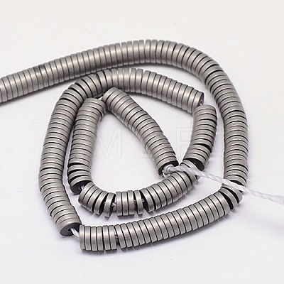 Electroplate Non-magnetic Synthetic Hematite Beads Strands G-J164B-4mm-06-1