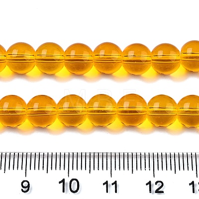 Transparent Glass Beads Strands X-GLAA-T032-T8mm-11-1